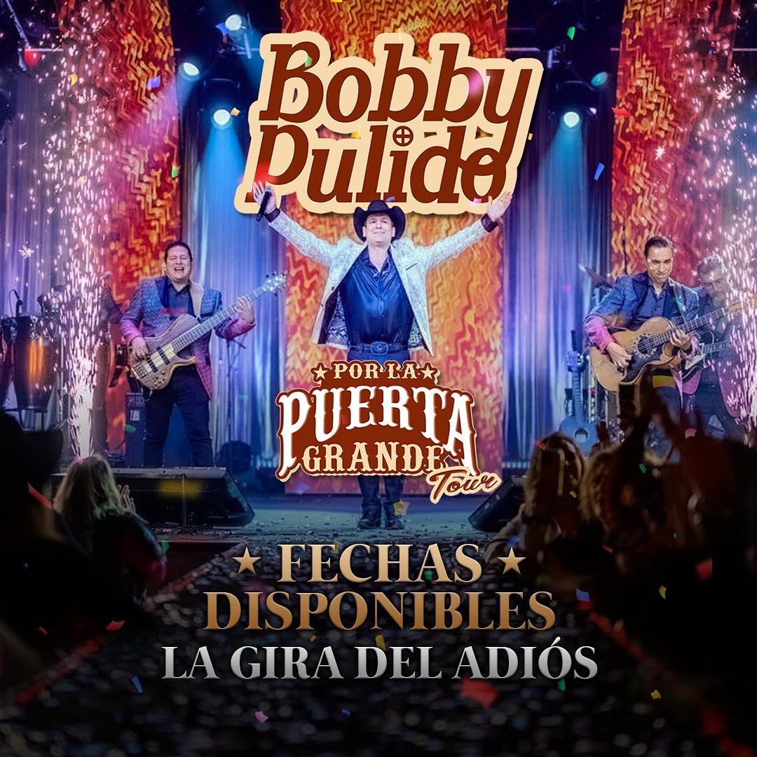 Bobby Pulido Por La Puerta Grande Tour Poster 2025